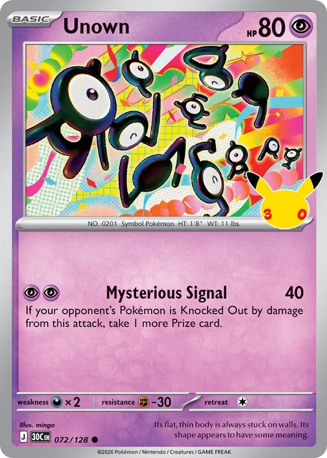 Unown · 30th Celebration