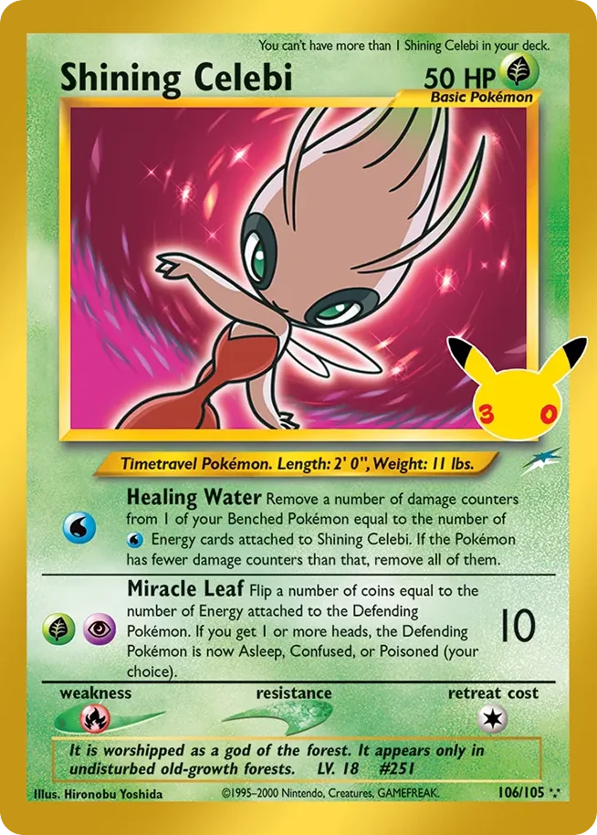 Shining Celebi · 30th Celebration: Classic Collection