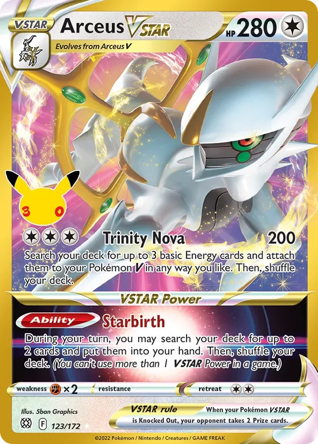 Arceus VSTAR · 30th Celebration: Classic Collection