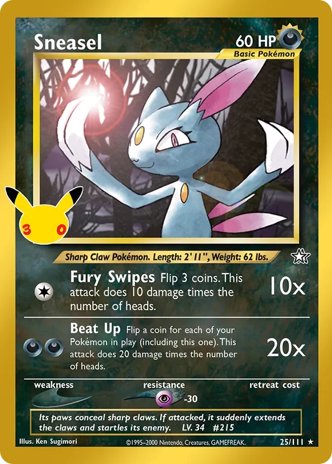Sneasel · 30th Celebration: Classic Collection