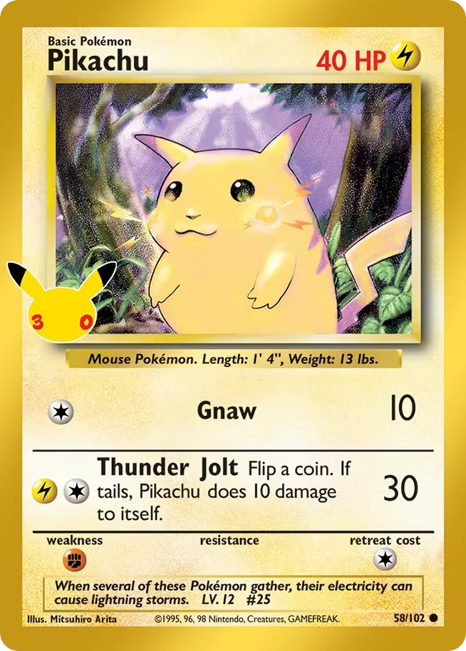 Pikachu · 30th Celebration: Classic Collection
