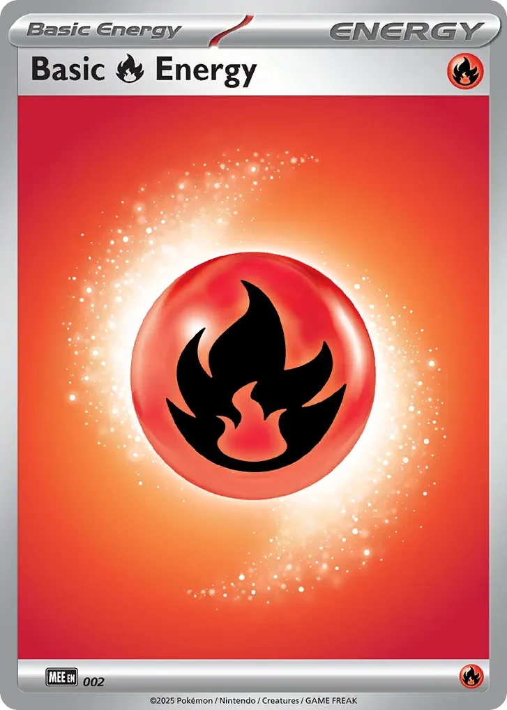 Basic Fire Energy · Mega Evolution Energies