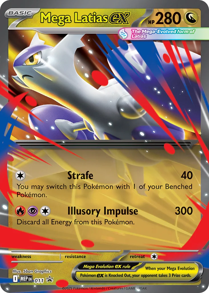 Mega Latias ex · Mega Evolution Black Star Promos