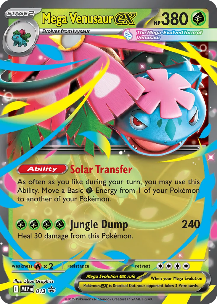Mega Venusaur ex · Mega Evolution Black Star Promos
