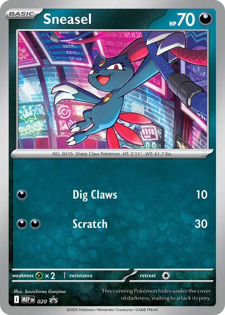 Sneasel · Mega Evolution Black Star Promos