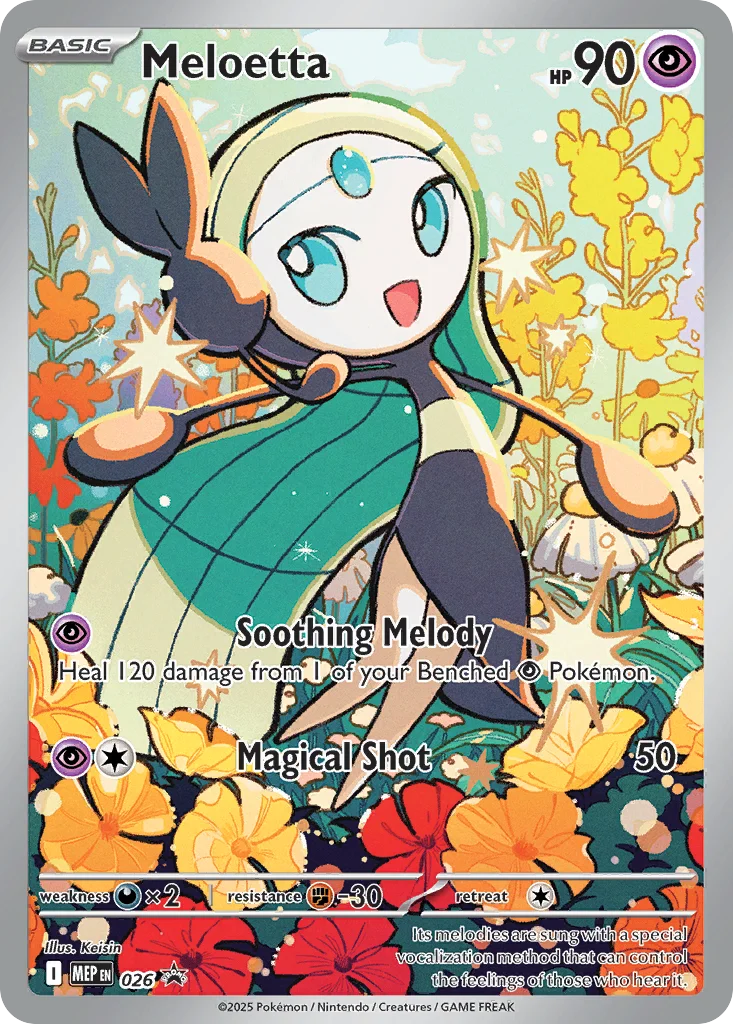 Meloetta · Mega Evolution Black Star Promos