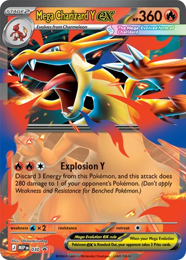 Mega Charizard Y ex · Mega Evolution Black Star Promos