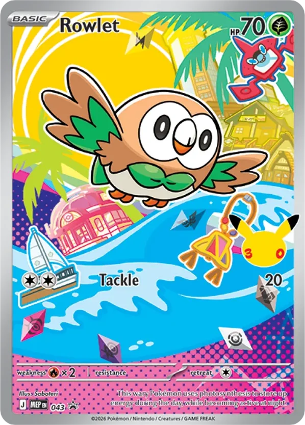 Rowlet · Mega Evolution Black Star Promos