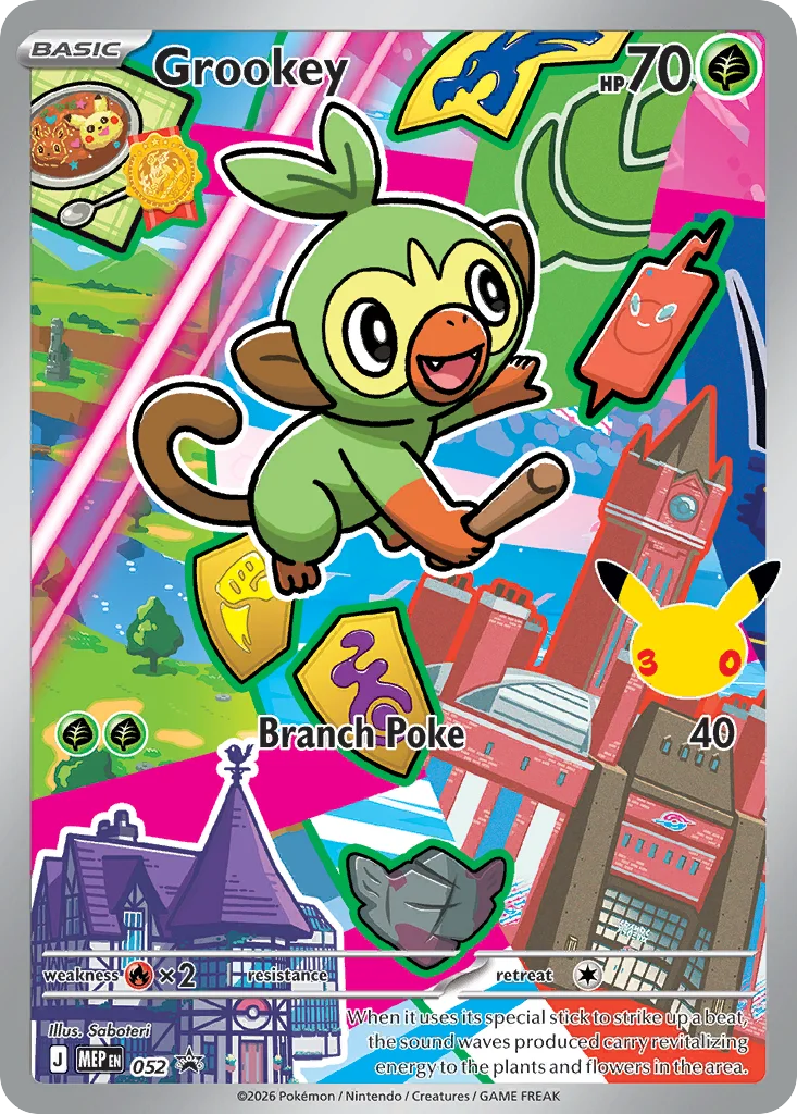 Grookey · Mega Evolution Black Star Promos