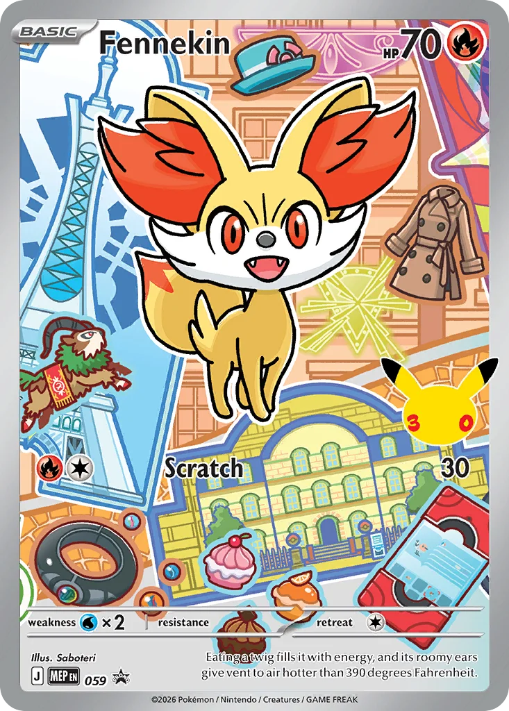 Fennekin · Mega Evolution Black Star Promos