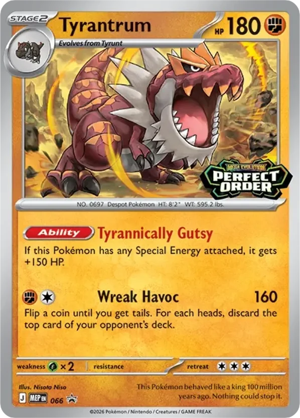 Tyrantrum · Mega Evolution Black Star Promos