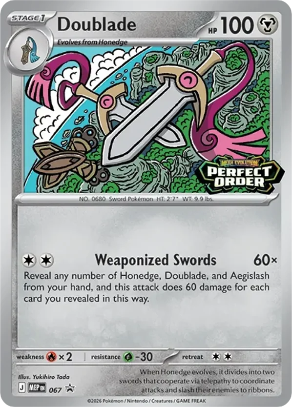 Doublade · Mega Evolution Black Star Promos