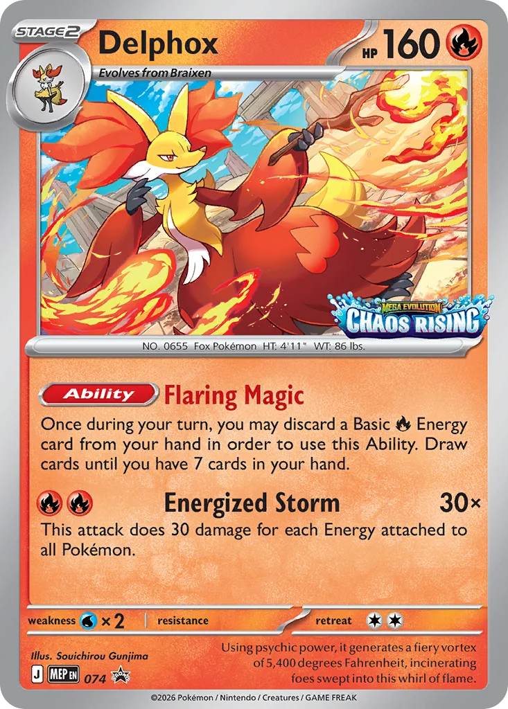Delphox · Mega Evolution Black Star Promos