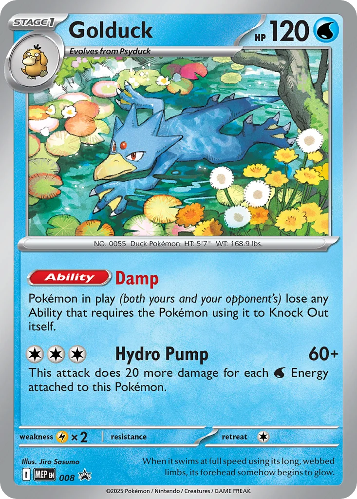 Golduck · Mega Evolution Black Star Promos