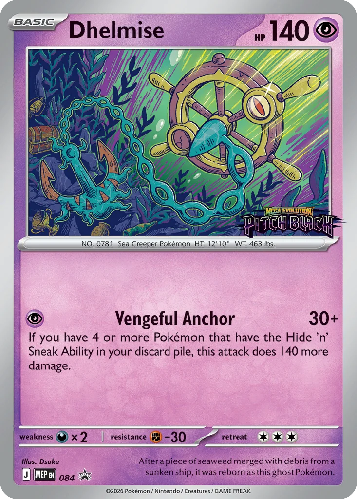 Dhelmise · Mega Evolution Black Star Promos