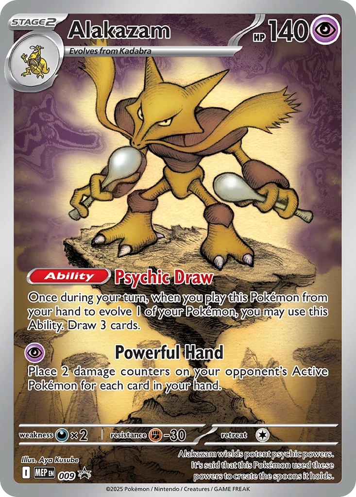 Alakazam · Mega Evolution Black Star Promos