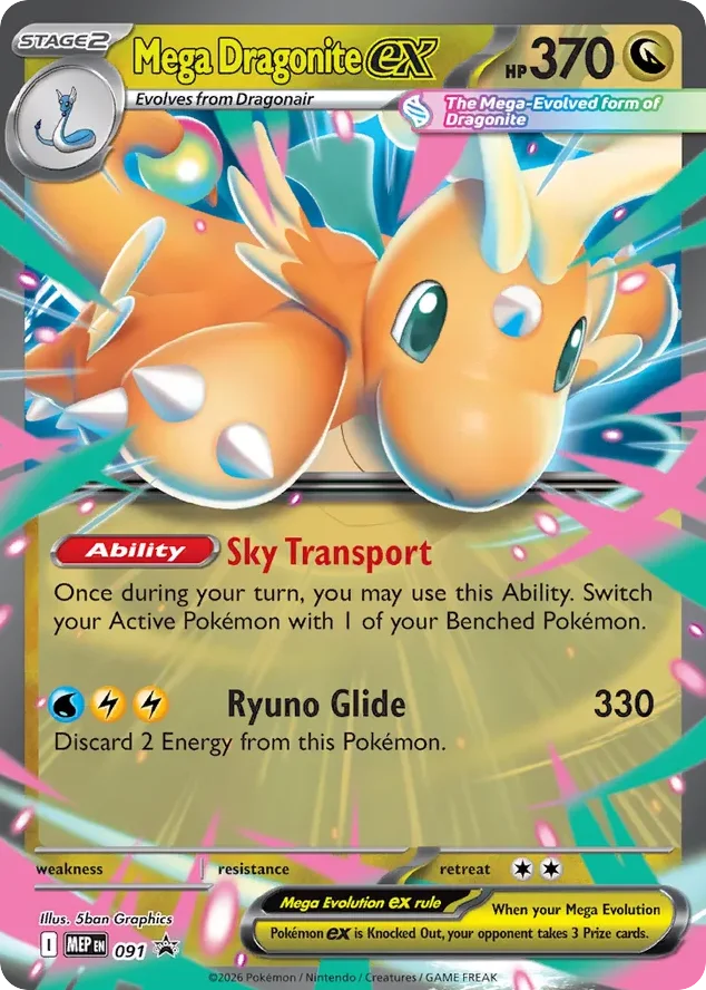 Mega Dragonite ex · Mega Evolution Black Star Promos