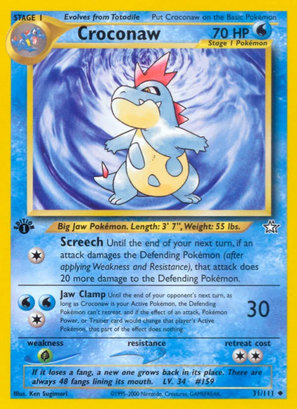 Croconaw · Neo Genesis