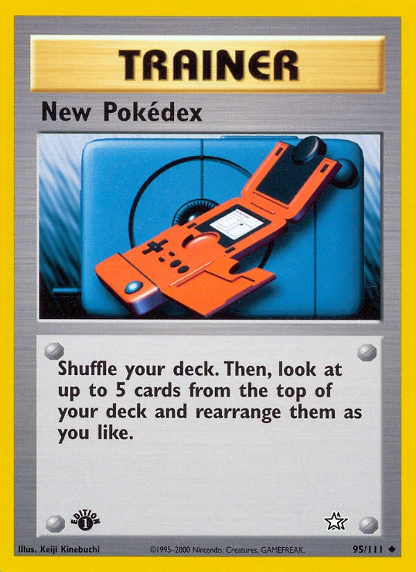 New Pokédex · Neo Genesis