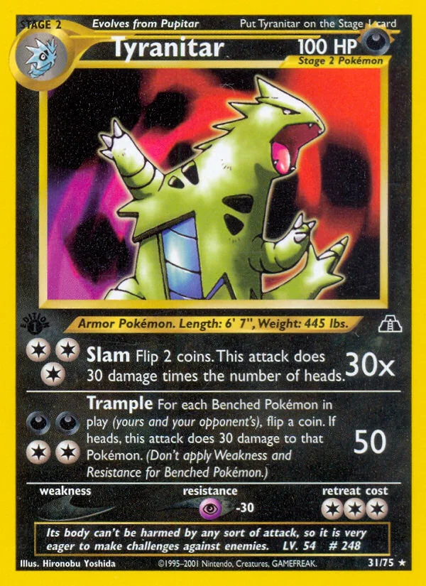Tyranitar · Neo Discovery