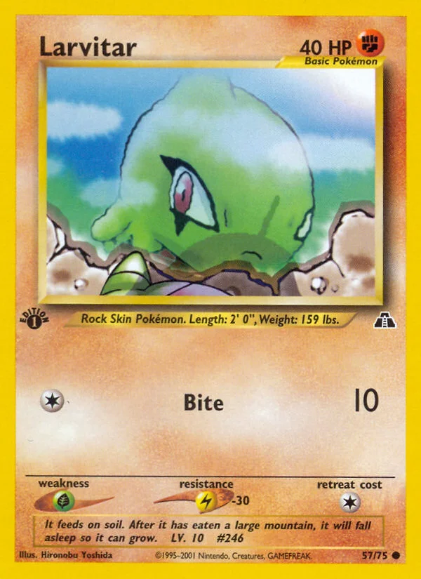 Larvitar · Neo Discovery