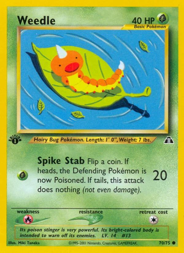 Weedle · Neo Discovery