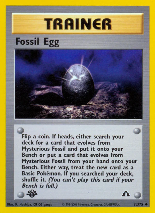 Fossil Egg · Neo Discovery