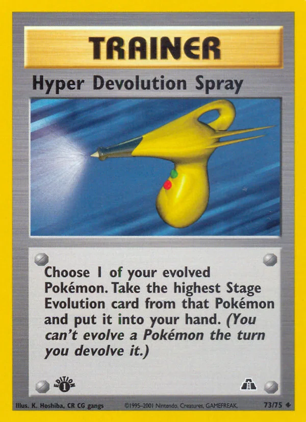 Hyper Devolution Spray · Neo Discovery
