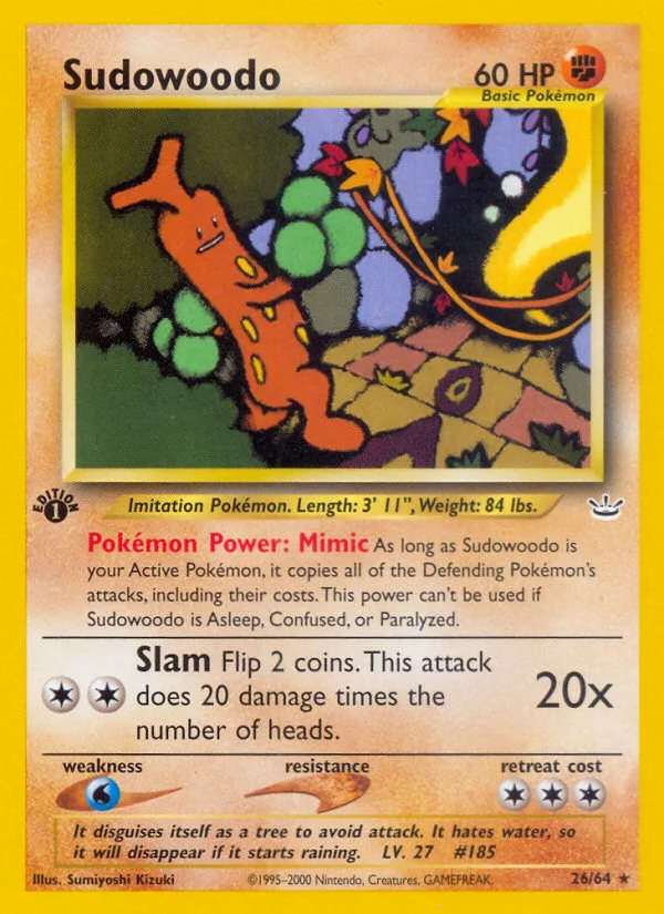 Sudowoodo · Neo Revelation