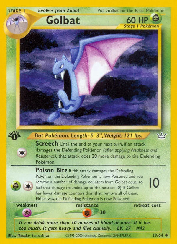 Golbat · Neo Revelation
