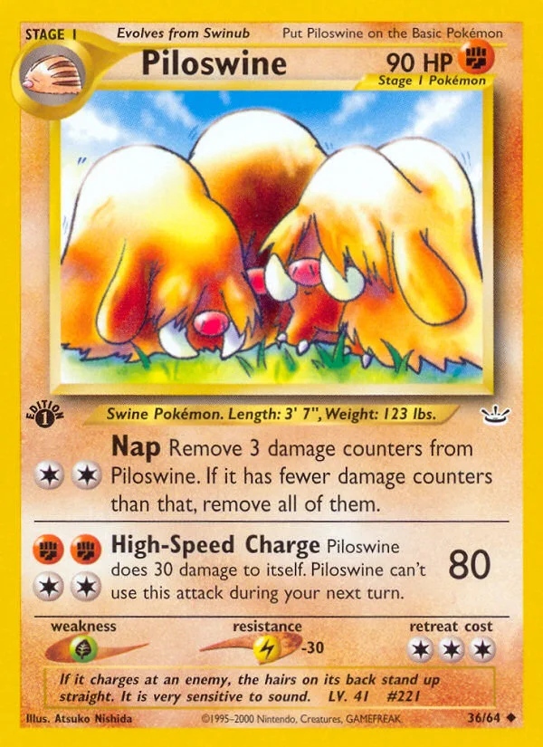Piloswine · Neo Revelation