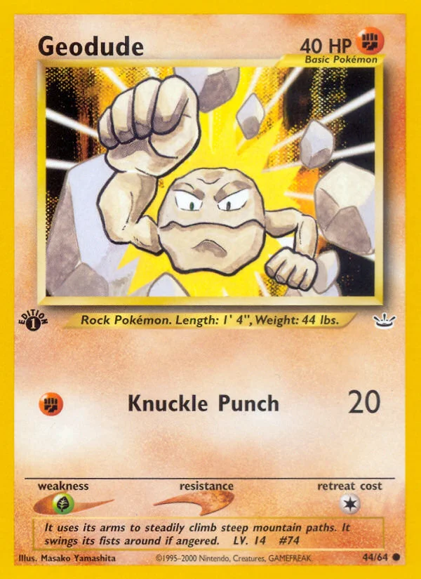 Geodude · Neo Revelation