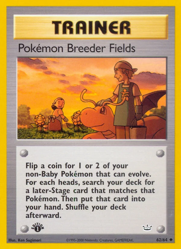 Pokémon Breeder Fields · Neo Revelation