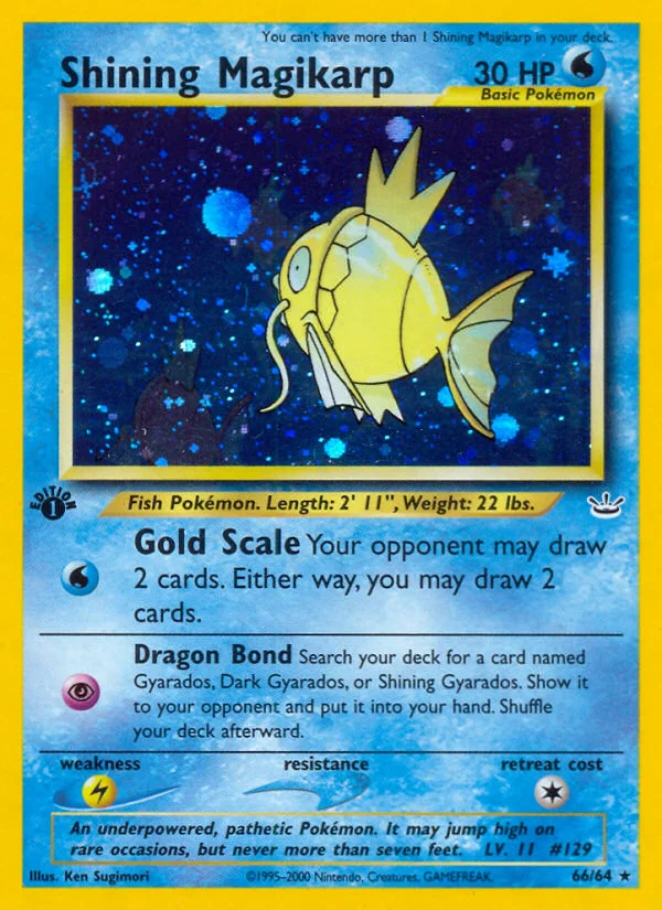 Shining Magikarp · Neo Revelation