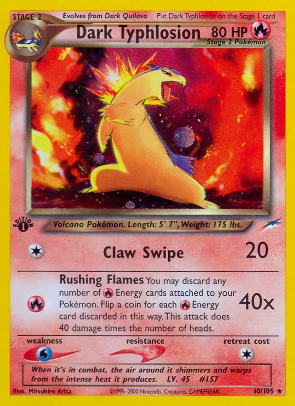 Dark Typhlosion · Neo Destiny
