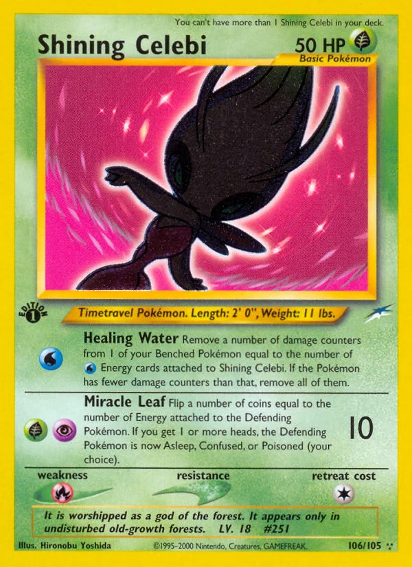 Shining Celebi · Neo Destiny