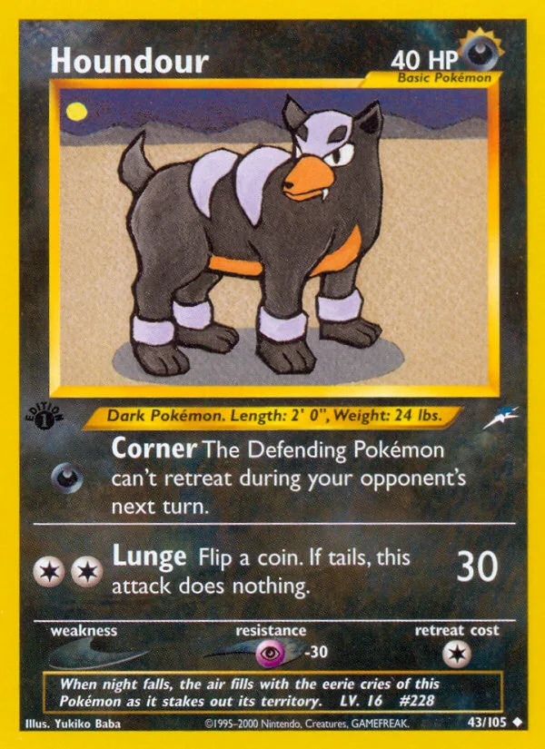 Houndour · Neo Destiny
