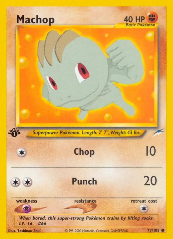 Machop · Neo Destiny