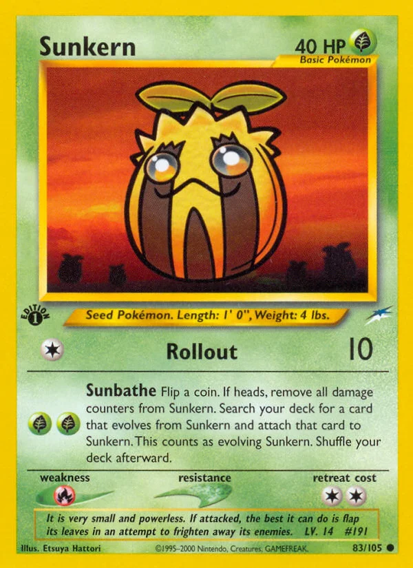 Sunkern · Neo Destiny