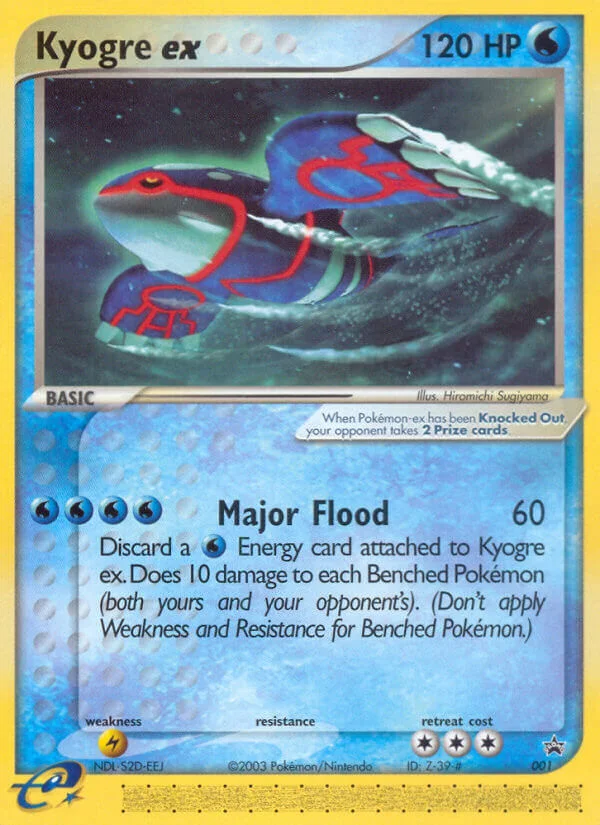 Kyogre ex · Nintendo Black Star Promos