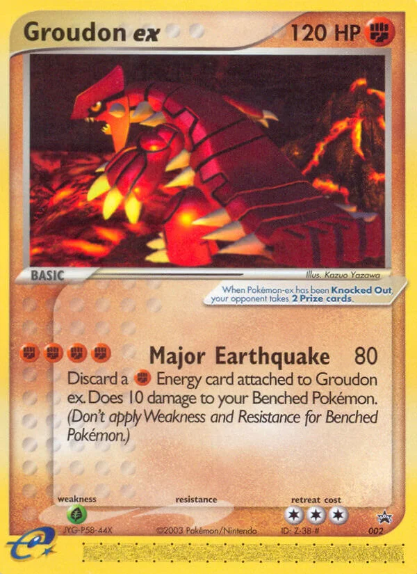 Groudon ex · Nintendo Black Star Promos