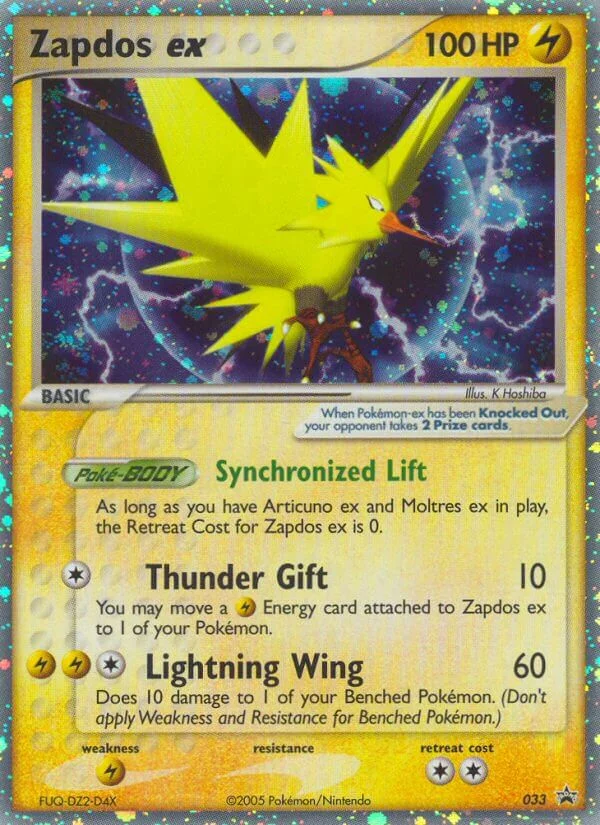 Zapdos ex · Nintendo Black Star Promos