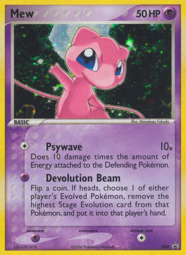 Mew · Nintendo Black Star Promos