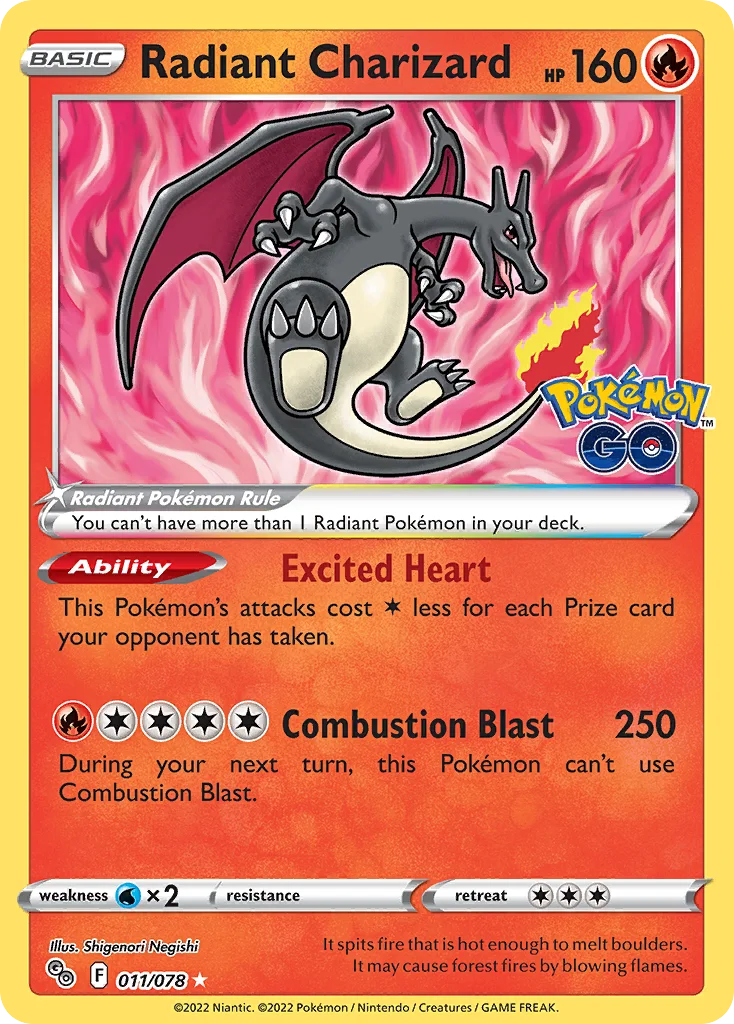 Charizard Radiante · Pokémon GO