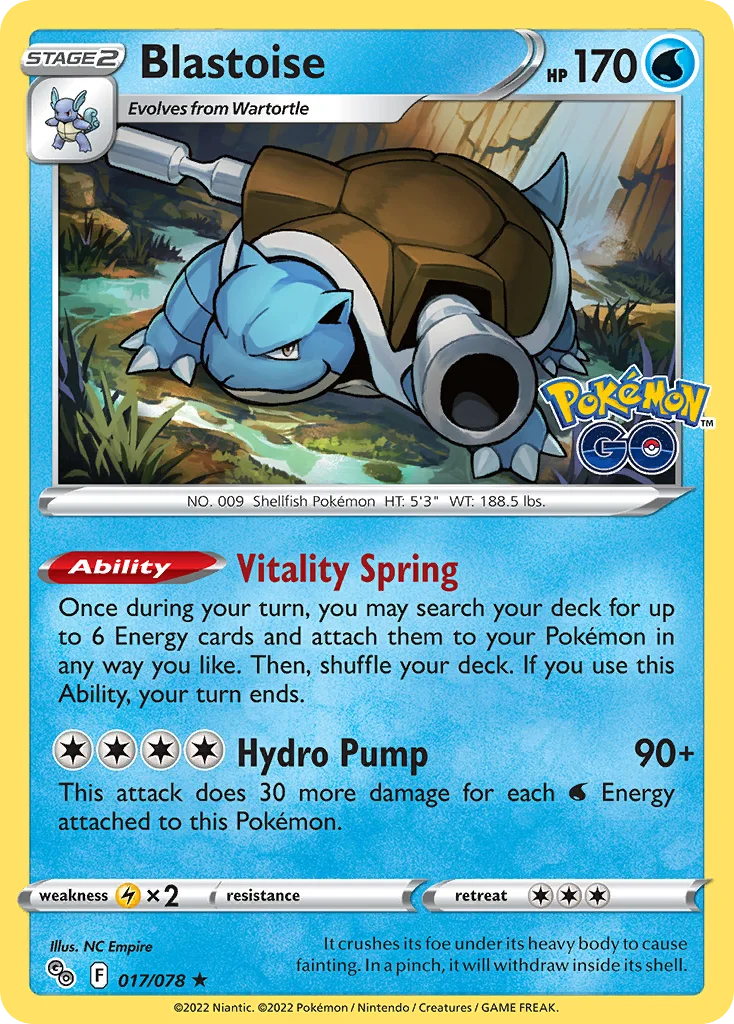 Blastoise · Pokémon GO
