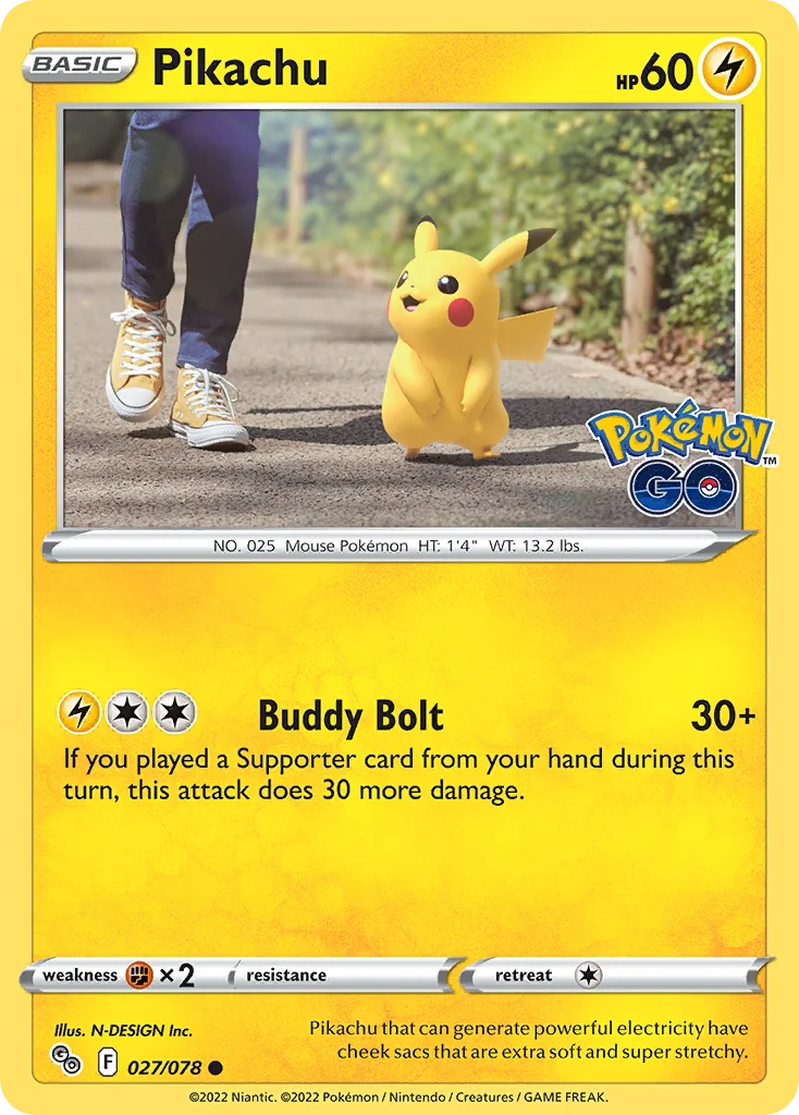 Pikachu · Pokémon GO