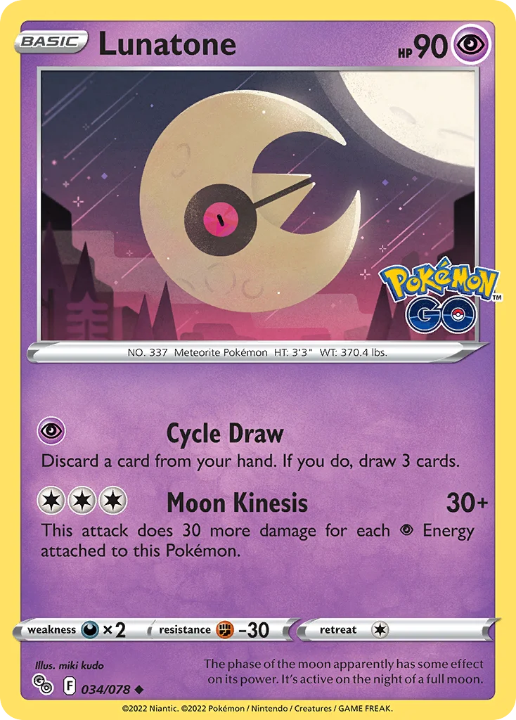 Lunatone · Pokémon GO