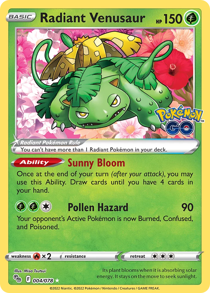 Radiant Venusaur · Pokémon GO