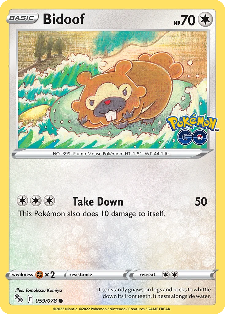 Bidoof · Pokémon GO
