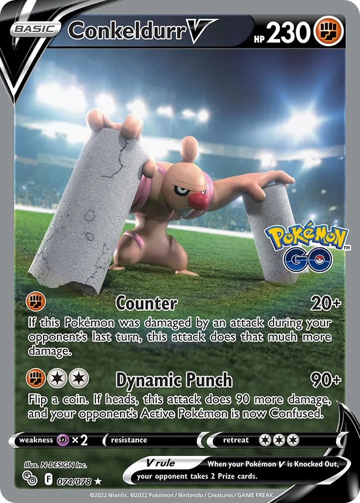 Conkeldurr V · Pokémon GO